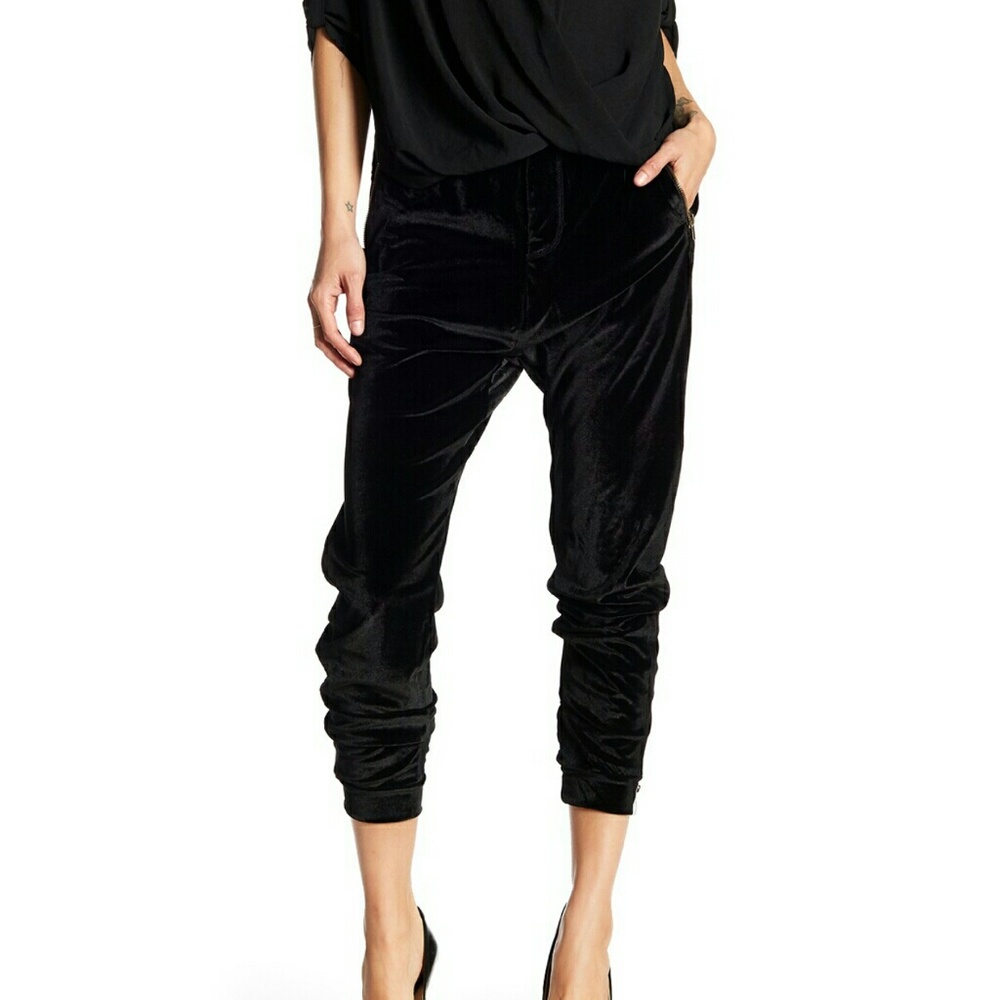 NWT one teaspoon Milke velour lounge pant sz xs